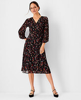 Thumbnail for your product : Ann Taylor Ikat Floral Flare Dress
