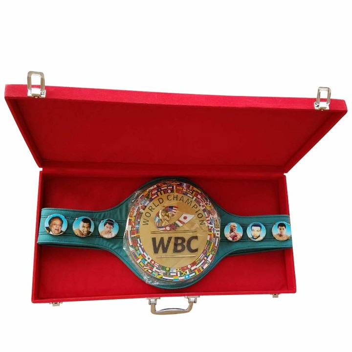 Adn WBC Championship Boxing Belt Replica Belts Adult Size with Box