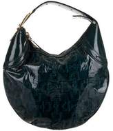 Thumbnail for your product : Gucci Patent Horsebit Glam Mini Hobo Blue Patent Horsebit Glam Mini Hobo
