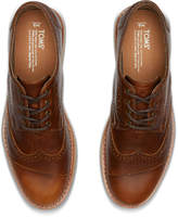 Thumbnail for your product : Toms Dark Brown Pull Up Leather Men's Brogues