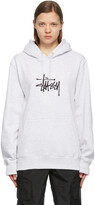 Thumbnail for your product : Stussy Grey Embroidered Hoodie
