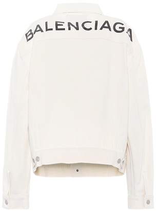 Balenciaga Printed denim jacket