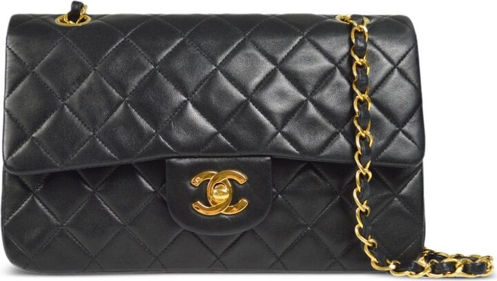 Chanel Pre Owned 1992 small Classic Double Flap shoulder bag - ShopStyle