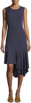 Thumbnail for your product : Neiman Marcus Kobi Halperin Bailee Ruffle-Hem Dotted Dress