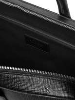 Thumbnail for your product : Smythson Panama Cross-Grain Leather Briefcase - Men - Black