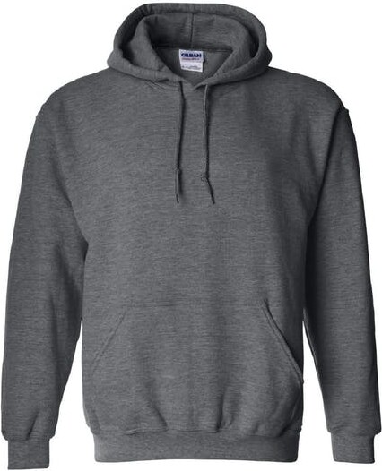 Gildan Heavy Blend Adult Unisex Hooded Sweatshirt/Hoodie (Dark Heather) -  Dark Heather (Grey) - ShopStyle Sweatshirts u0026 Hoodies