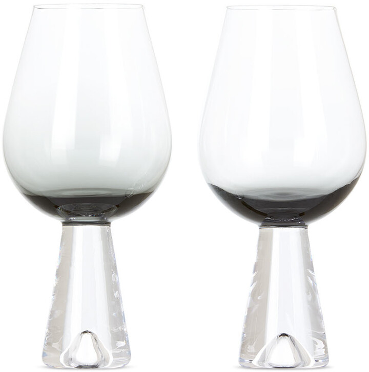 Tom Dixon Black Tank Wine Glass Set