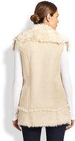 Thumbnail for your product : Saks Fifth Avenue Donna Salyers for Faux Shearling Vest