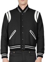 Thumbnail for your product : Saint Laurent Teddy Wool Blend Jacket