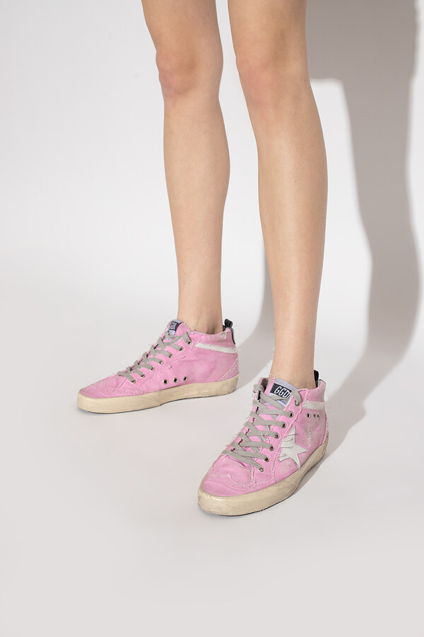 Golden Goose Mid-Star high-top sneakers - ShopStyle