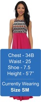 Thumbnail for your product : T-Bags 2073 Tbags Los Angeles Scuba Tank Maxi Dress with X Back Detail