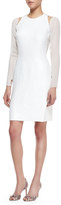 Thumbnail for your product : Jason Wu Long-Sleeve Split-Shoulder Dress