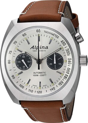 Alpina Men's Startimer Pilot Swiss Automatic Aviator Watch with Stainless  Steel/Titanium Strap - ShopStyle