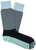 Thumbnail for your product : J.Mclaughlin Colorblock Stripe Socks
