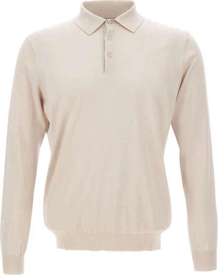 Kangra Long-Sleeve Ribbed Polo