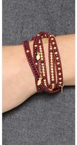 Thumbnail for your product : Chan Luu Beaded Charm Wrap Bracelet