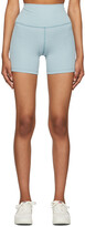 Thumbnail for your product : Nike Blue Gingham 5 Yoga Shorts