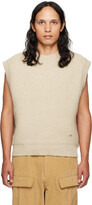 Thumbnail for your product : Recto Beige Chunky Cable Vest