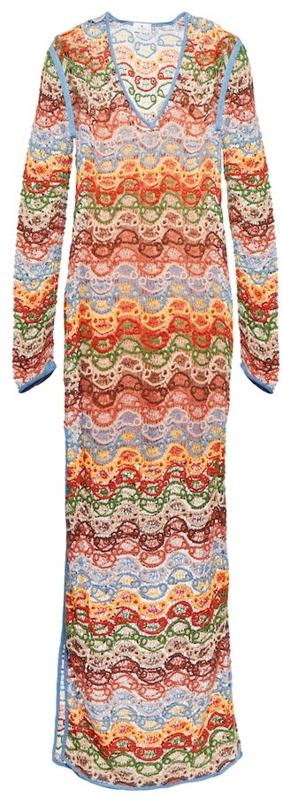 Etro Crochet-knit maxi dress - ShopStyle