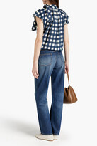 Thumbnail for your product : VVB Faded high-rise tapered jeans