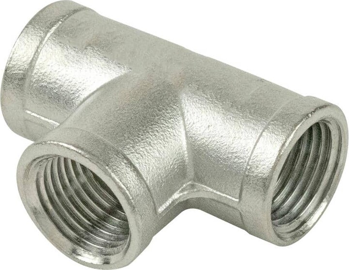 Pro-Line 3/4 in. FIP Stainless Steel Pipe Tee Fitting