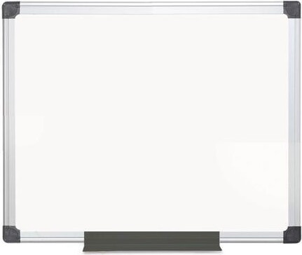 Bi-Silque Visual Communication MasterVision Value Melamine Dry Erase Board 24 x 36 White Aluminum Frame MA0312170MV