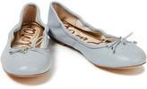 Thumbnail for your product : Sam Edelman Felicia Bow-embellished Leather Ballet Flats