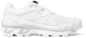 Salomon S/lab Xt-6 Softground Mesh And Rubber Running Sneakers - White