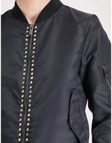 Thumbnail for your product : Valentino Rockstud nylon bomber jacket