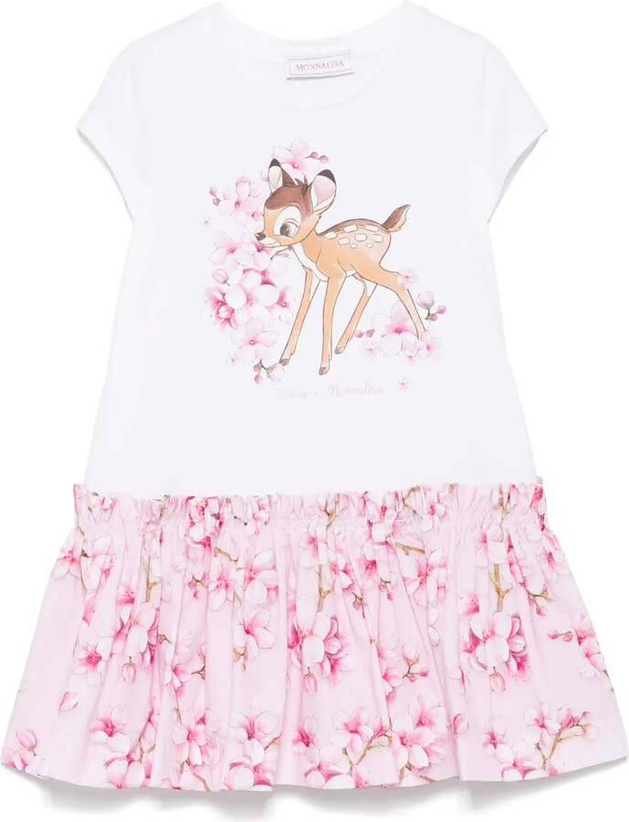 x Disney Bambi-print dress