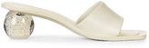 Thumbnail for your product : Cult Gaia Tao Faux Pearl Bauble-Heel Leather Mules
