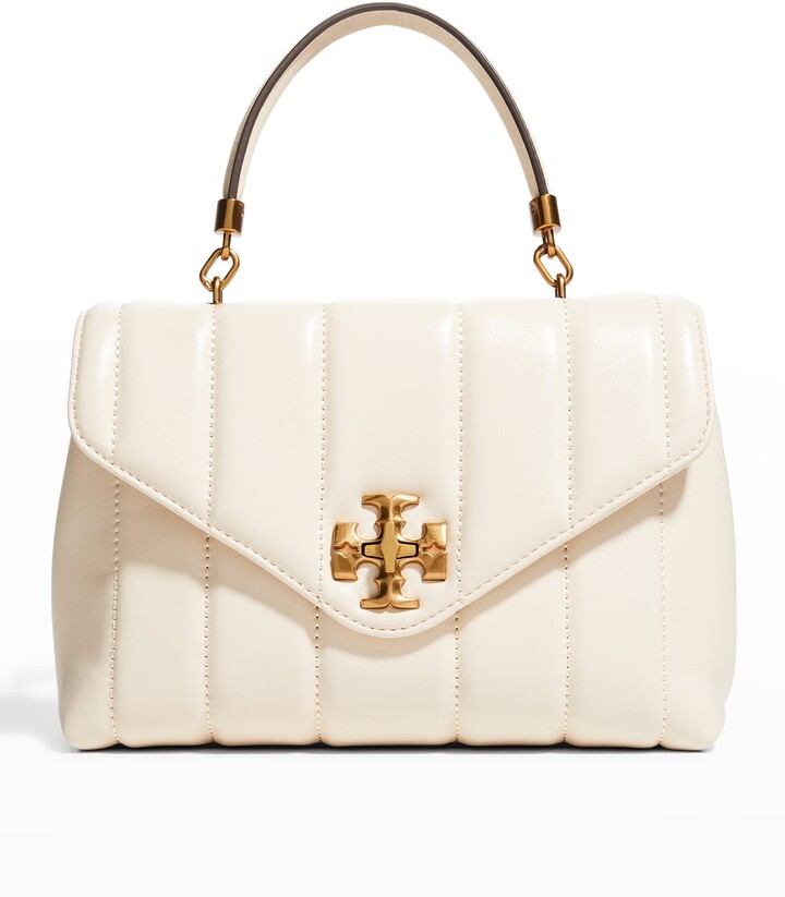 Tory Burch Kira Small Quilted Top-Handle Satchel Bag - ShopStyle