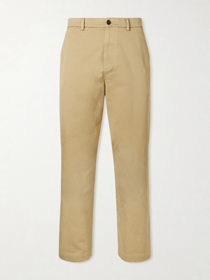 Barena Straight-Leg Cotton-Gabardine Trousers