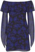 Thumbnail for your product : Sam Edelman Rose Print Off the Shoulder Dress