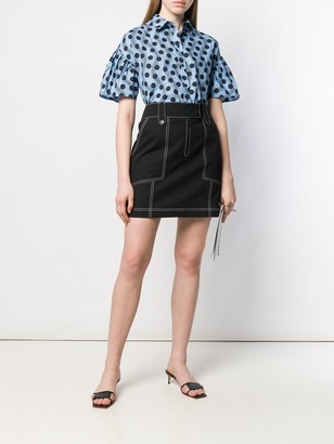 Kenzo Contrast Stitch Mini Skirt