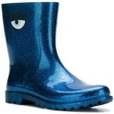Thumbnail for your product : Chiara Ferragni Glitter Eye Printed Boots