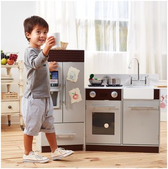 Teamson Kids - Contemporary Modern Kitchen - Espresso Playset