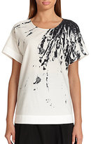Thumbnail for your product : Piazza Sempione Hand-Painted Cotton Tunic