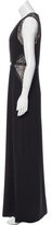 Thumbnail for your product : Shoshanna Leather-Accented Evening Dress w/ Tags