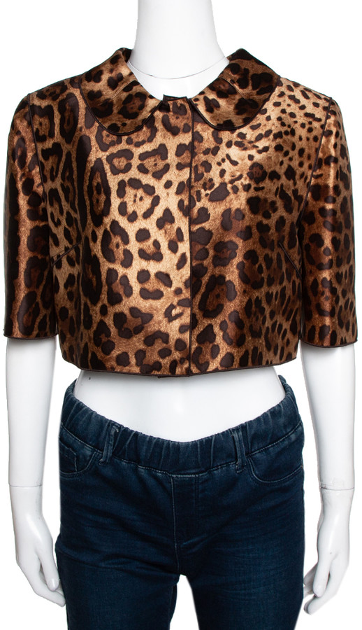 leopard bolero jacket