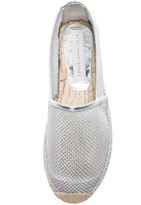 Thumbnail for your product : Stella McCartney Scarpa Tess Mesh Espadrilles in Silver