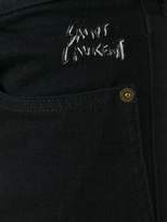 Thumbnail for your product : Saint Laurent embroidered slim fit jeans