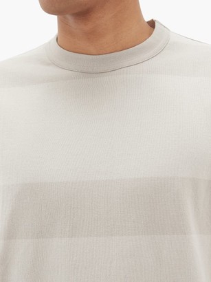 Raey Oversized Striped Cotton-jersey T-shirt - Grey Stripe