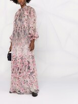 Thumbnail for your product : Alberta Ferretti Floral Print Maxi Dress
