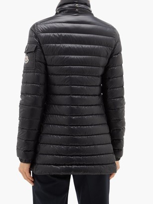 Moncler Menthe Quilted Down Hooded Jacket - Black