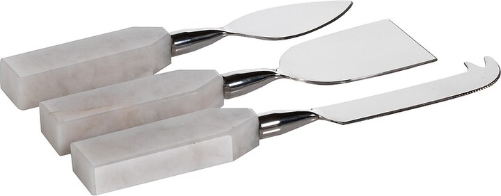 The Favorites 3 Piece Cheese Knife Set in White