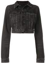 Thumbnail for your product : Alexander Wang cropped denim jacket