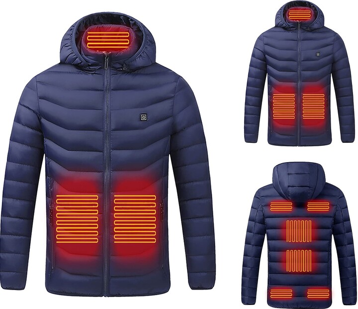 Wyongtao Heated Coat Electric Heated Jacket for Women and Men Electric