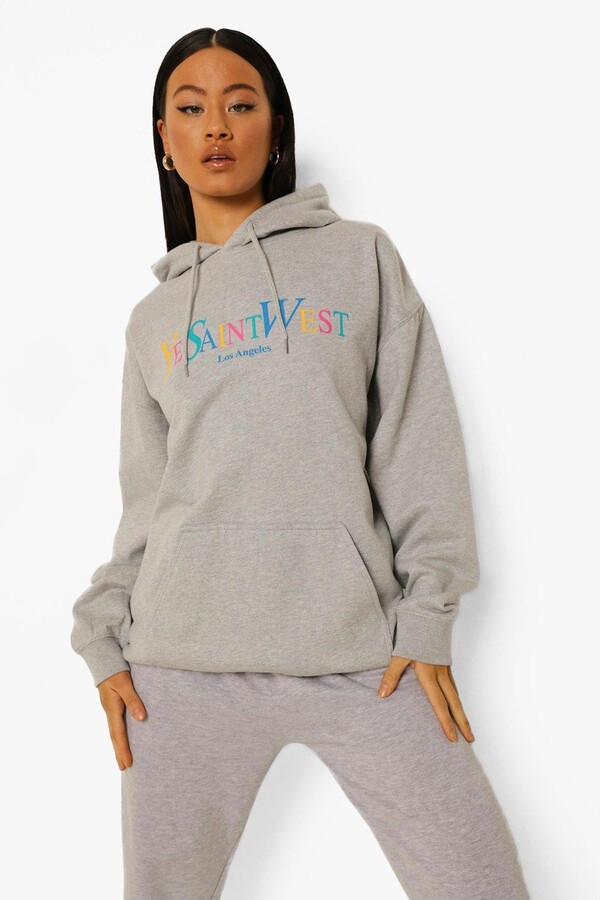Boohoo Yesaintwest Hoodie Buy Boohoo Ye Saint West Oversized T