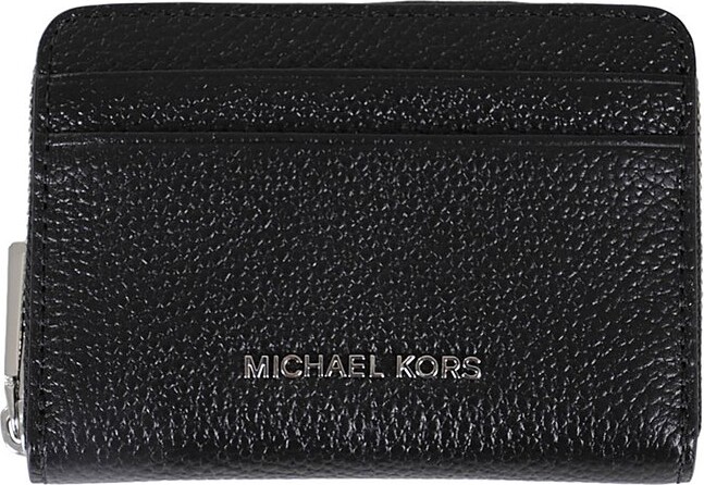 MICHAEL Michael Kors Jet Set Small Pebbled Zip-Around Card Case